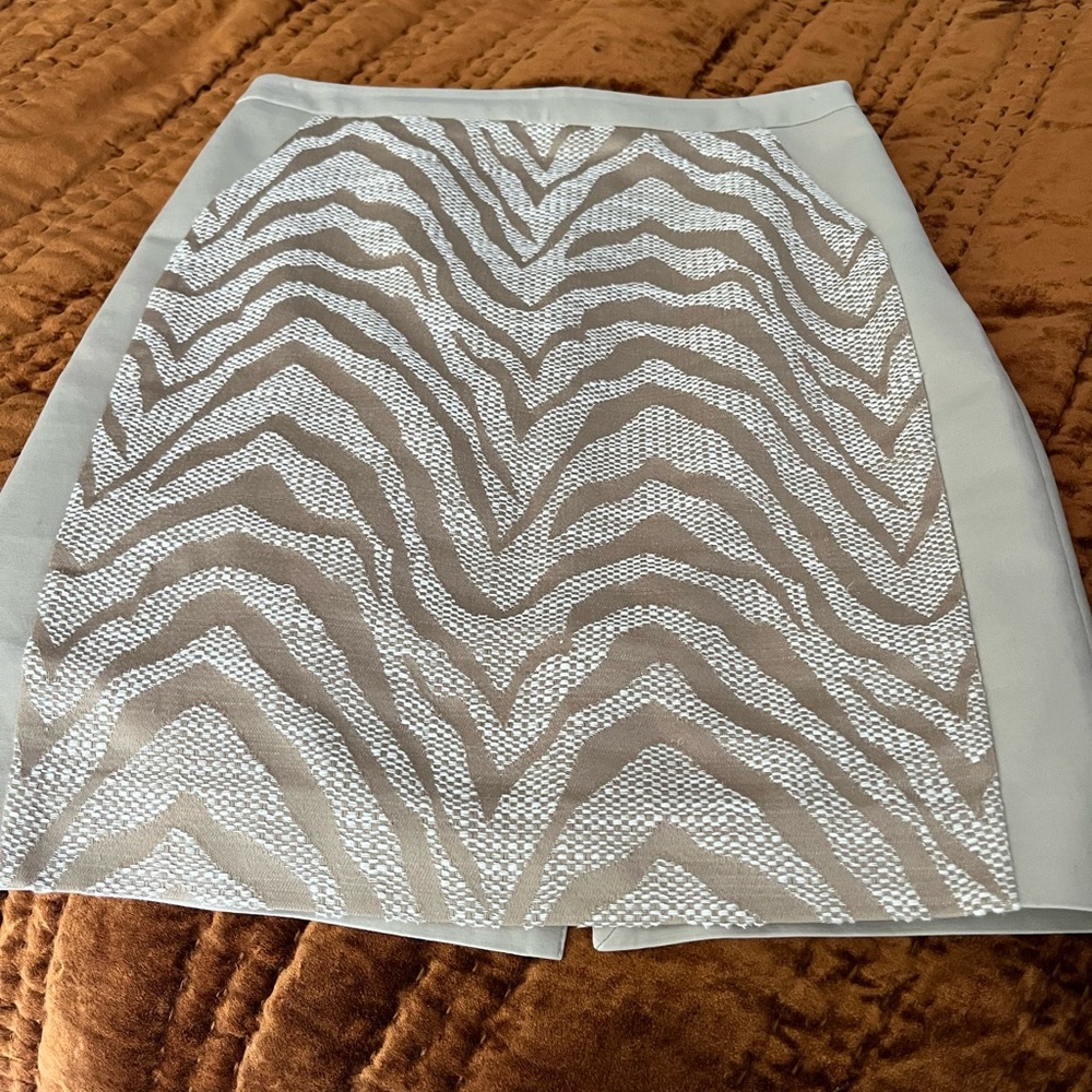 The limited print skirt and Ann Taylor matching knit top. Sold together as a set